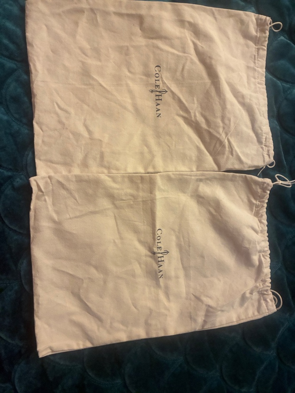 2 Cole Haan dust bags